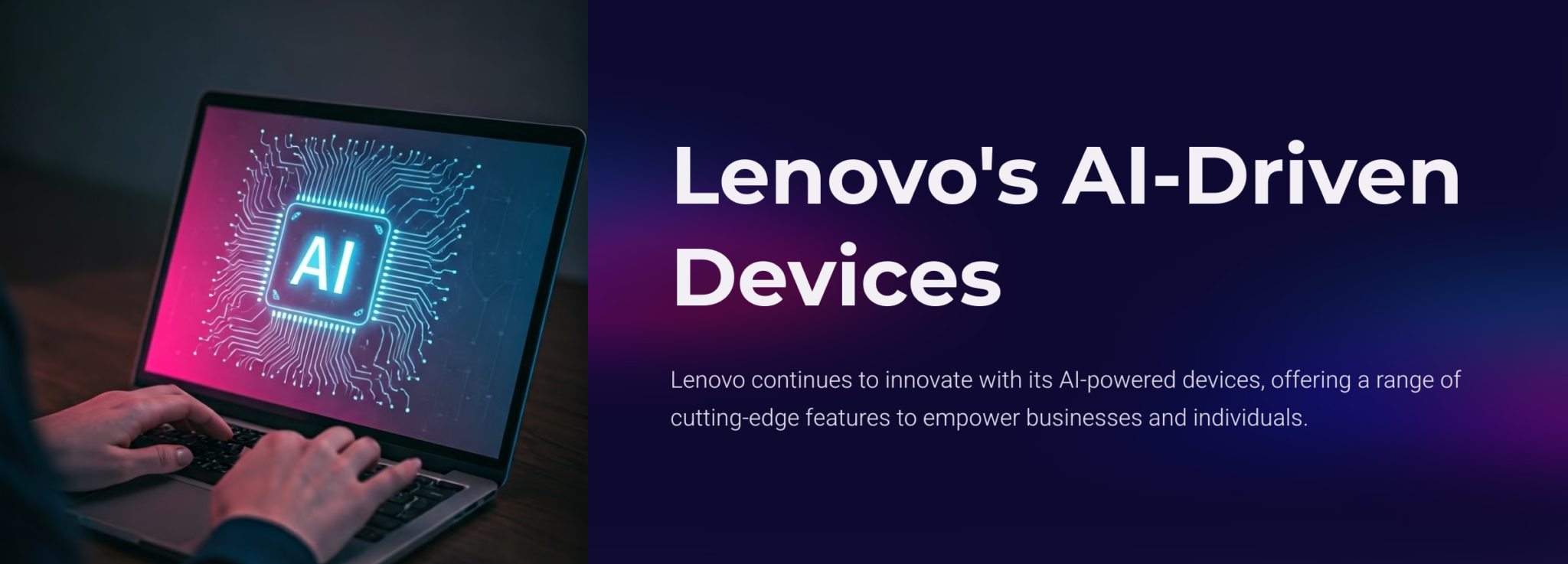 Lenovo Unveils Groundbreaking AI-Driven Devices at Lenovo Innovation ...